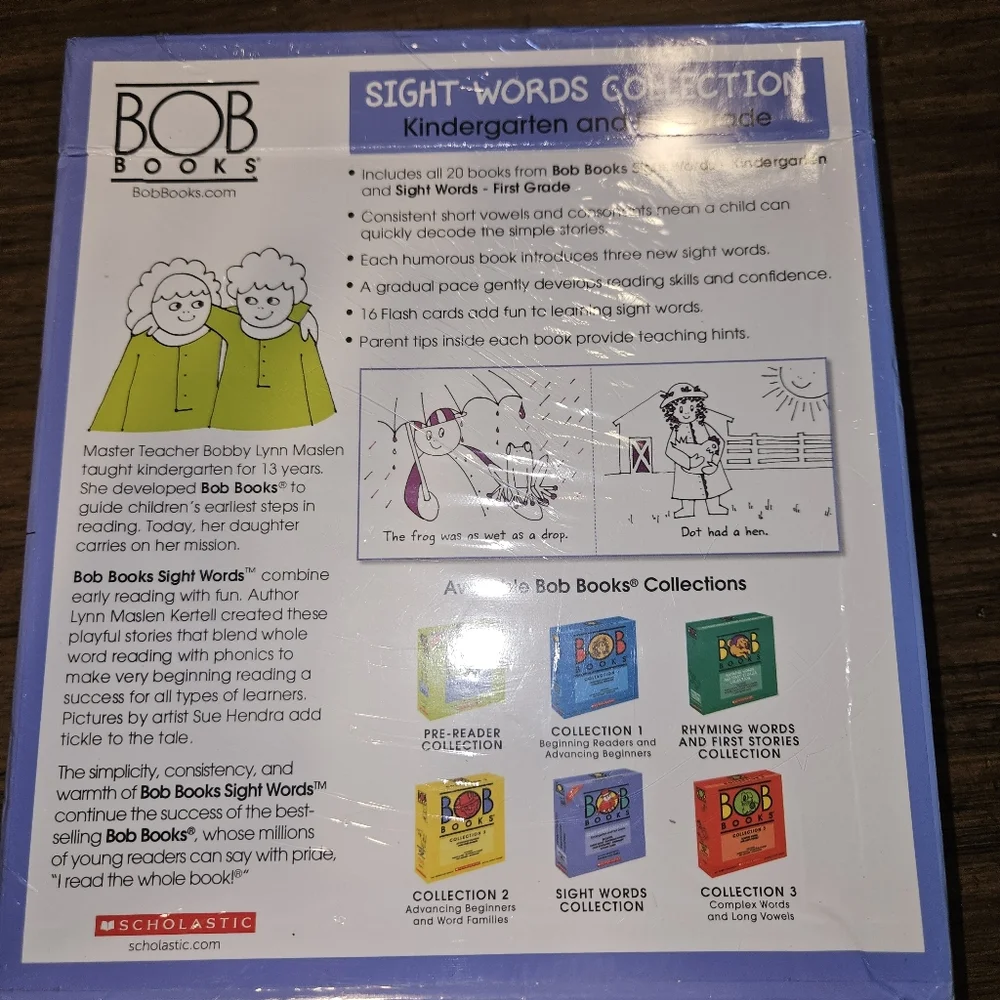 Bob Books Kindergarten & 1st Grade Collection 2 Advancing Beginners Sight Words